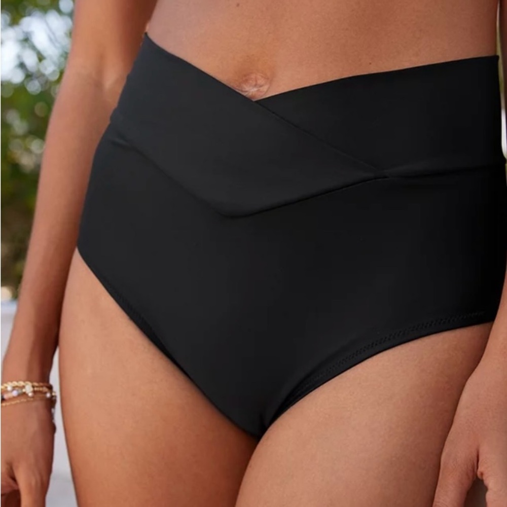 AERIE High Waisted Crossover Bikini Bottom
